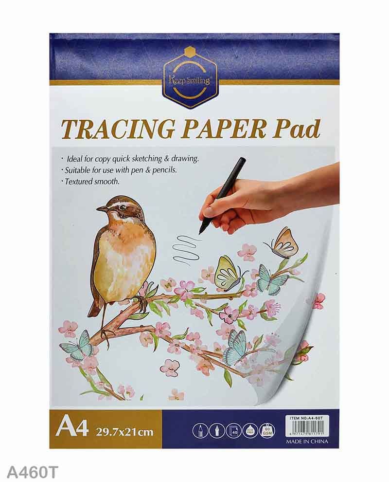 A4 TRACING PAPER PAD 40 SHEETS (A460T)