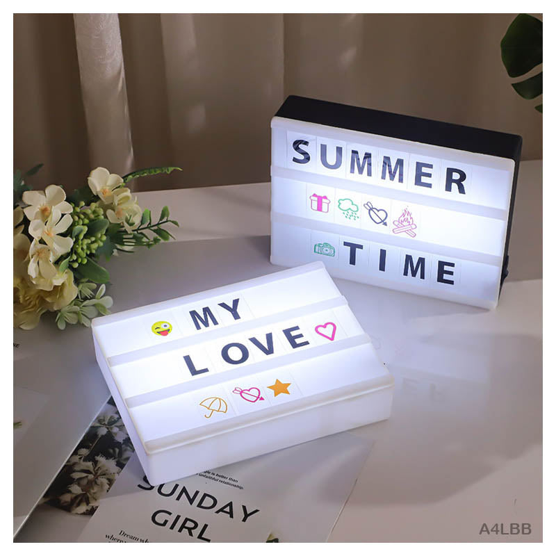 A4 LED BOX BLACK (A4LBB)