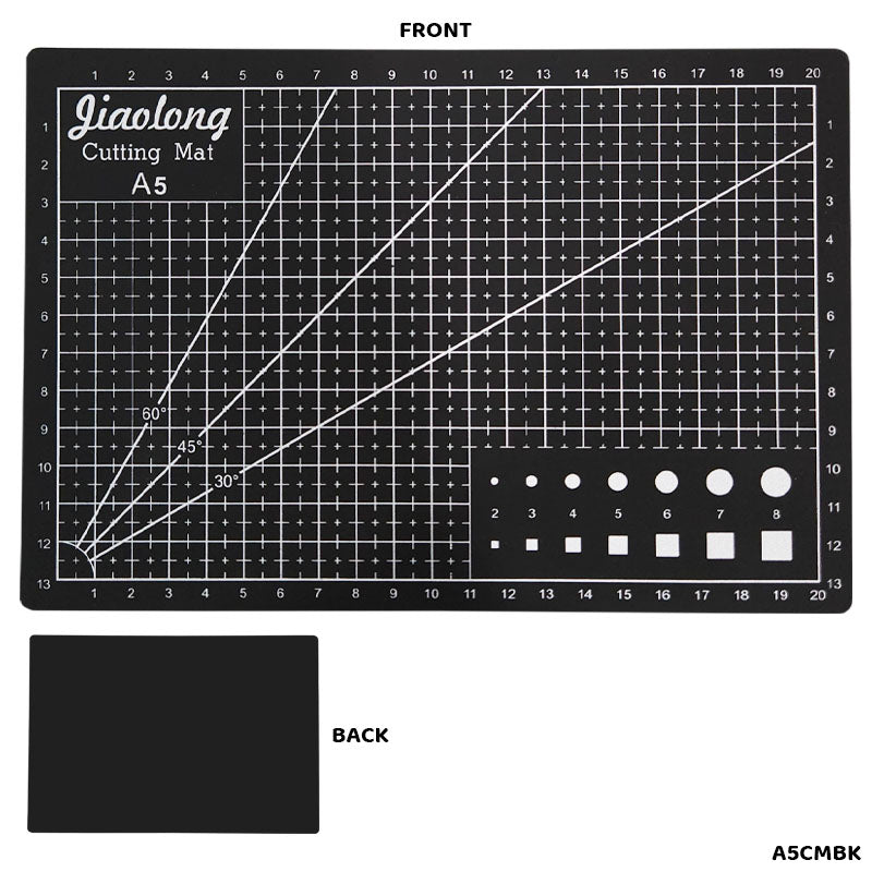 A5 CUTTING MAT BLACK (A5CMBK)