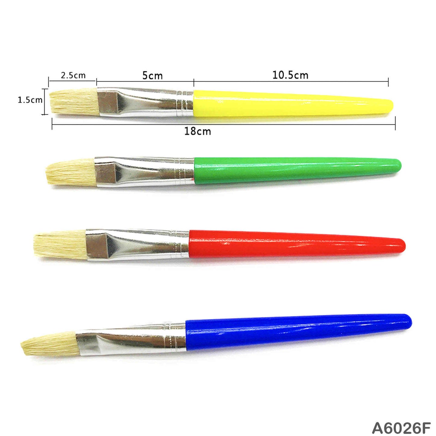 A6026F 4PC PAINT BRUSH FLAT