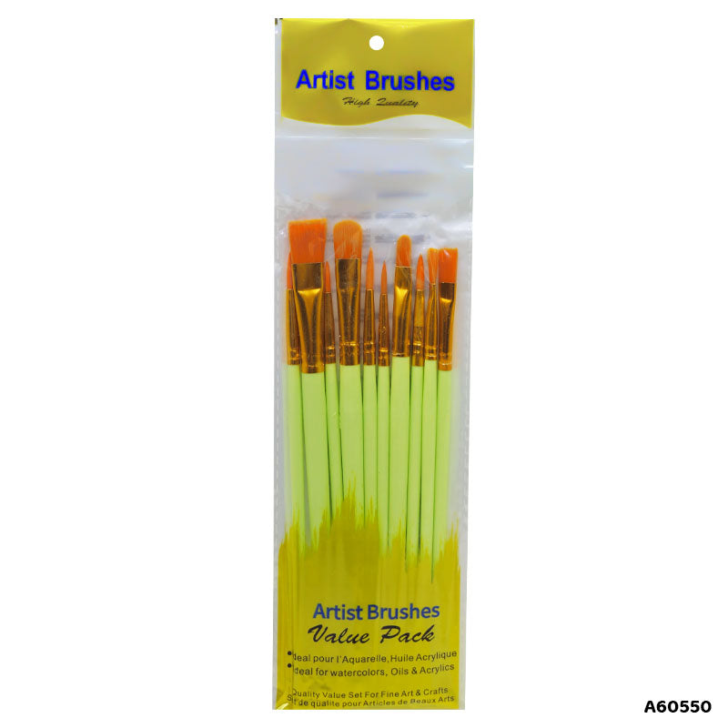 A60550 10PC ART BRUSH SET