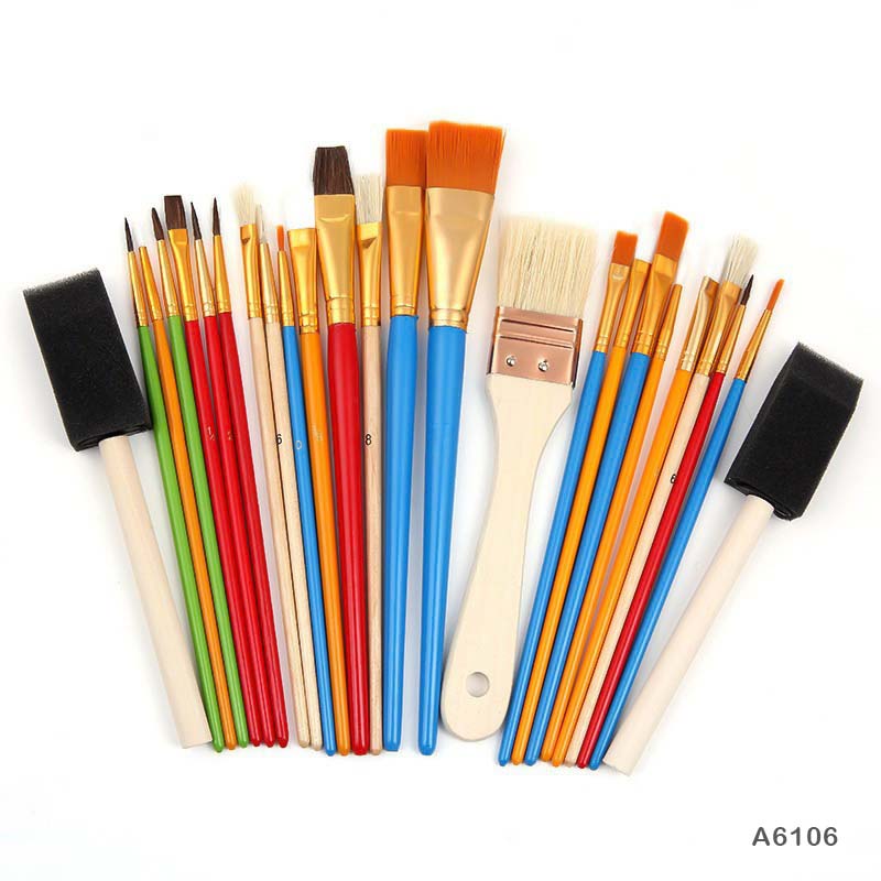 A6106 25PCS ART BRUSH KIT FOR BEGINNER