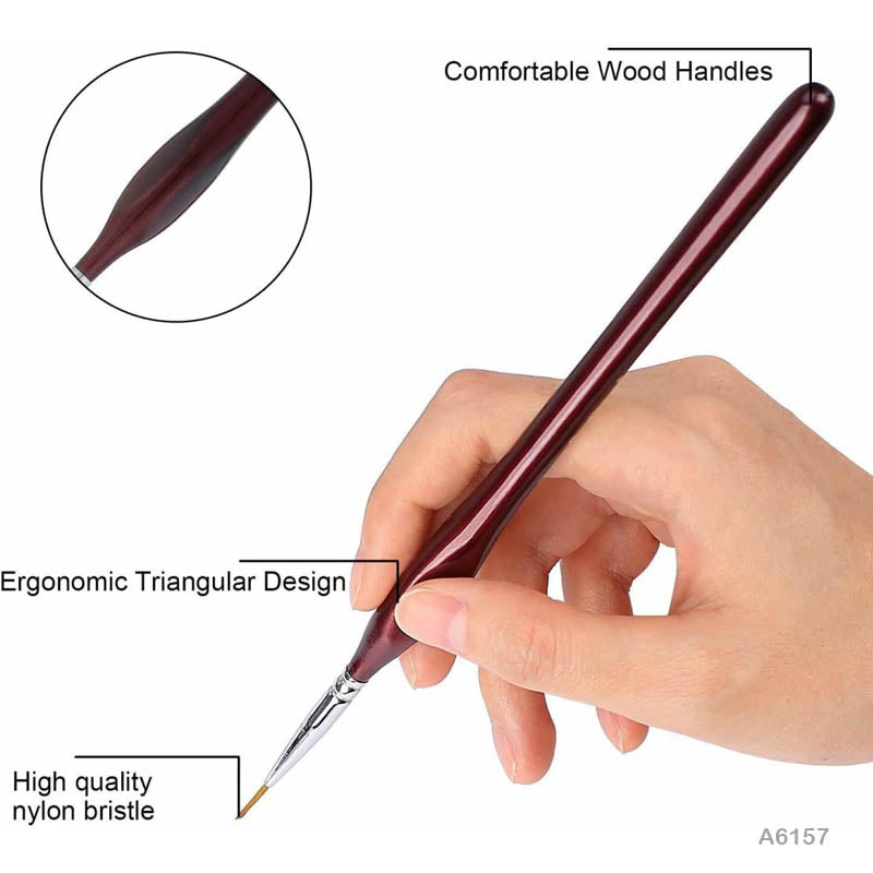 A6157 PAINT BRUSH 12PC ULTRA THIN