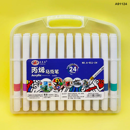 A91124 ACRYLIC MARKER 24 COLOR 2MM