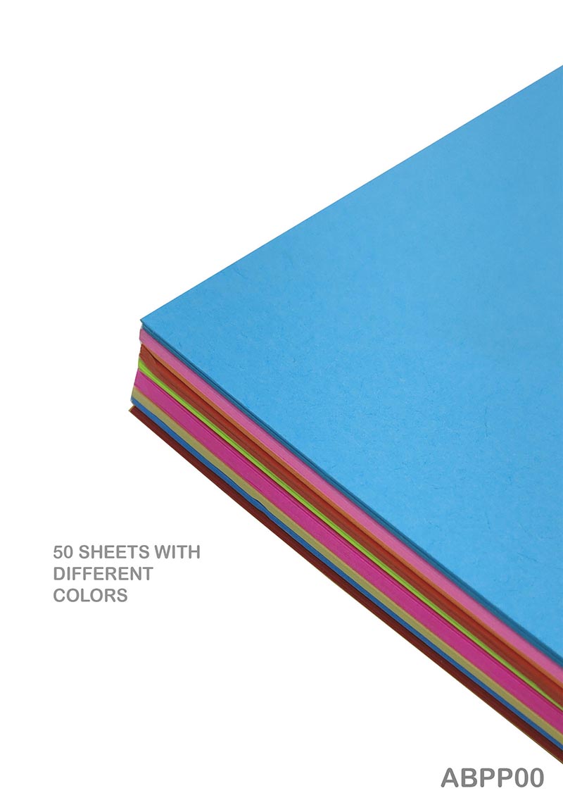 A4 BRIGHT TINTED CARD 50 SHEET (ABPP00)