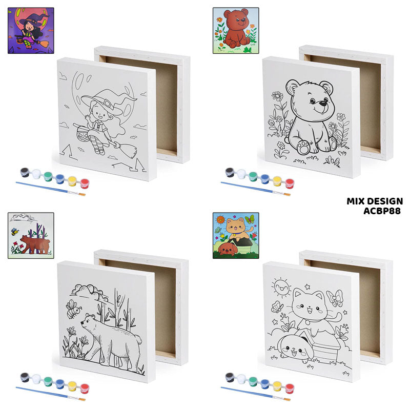 CANVAS BOARD PRINTED 8X8 INCH (ACBP88)