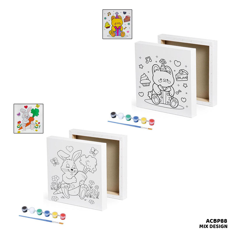 CANVAS BOARD PRINTED 8X8 INCH (ACBP88)