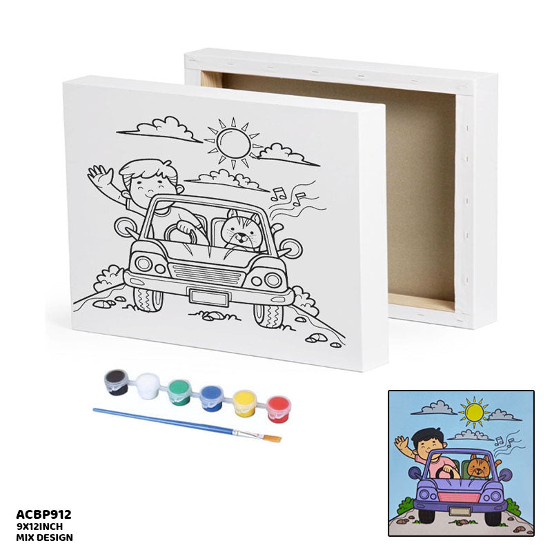 CANVAS BOARD PREMARKED 9X12 INCH (ACBP912)