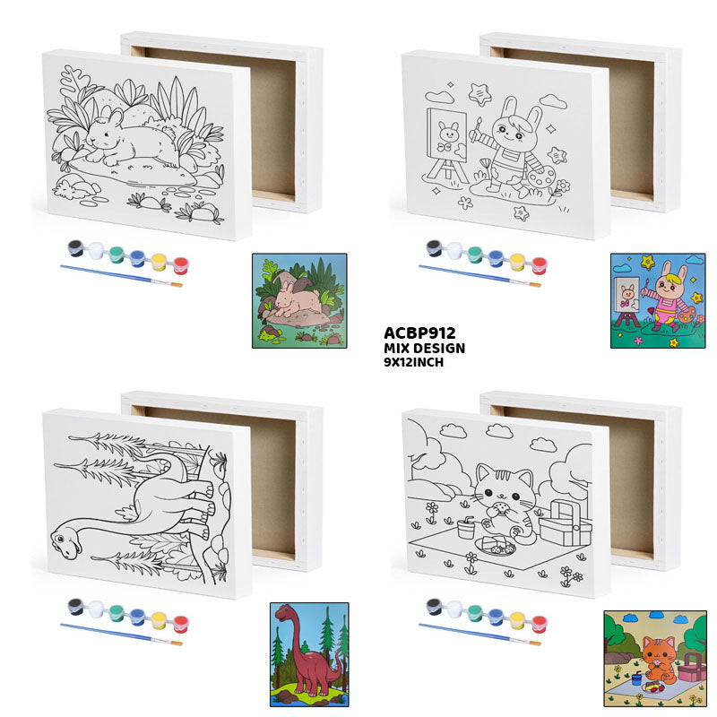 CANVAS BOARD PREMARKED 9X12 INCH (ACBP912)