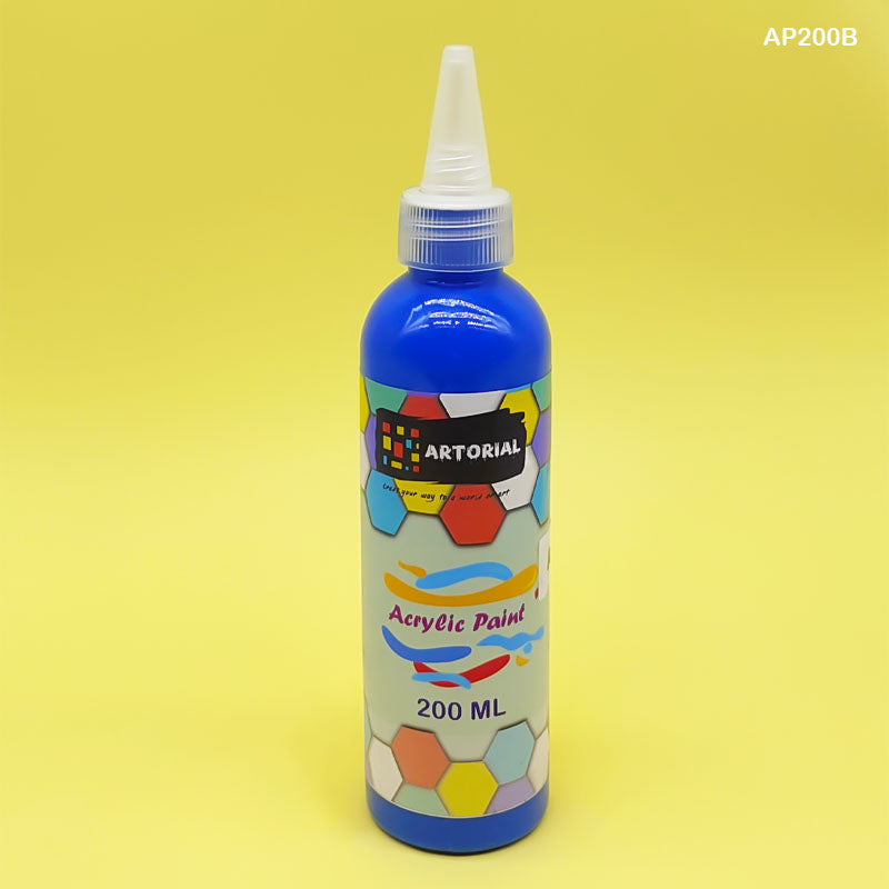 AP200B 200ML BLUE ACRYLIC PAINT