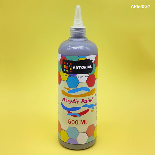 AP500GY 500ML GREAY ACRYLIC PAINT
