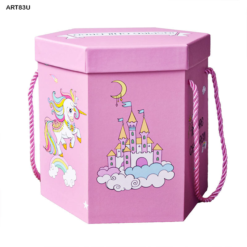 ART COLOR 83PC HEXAGON UNICORN ART83U