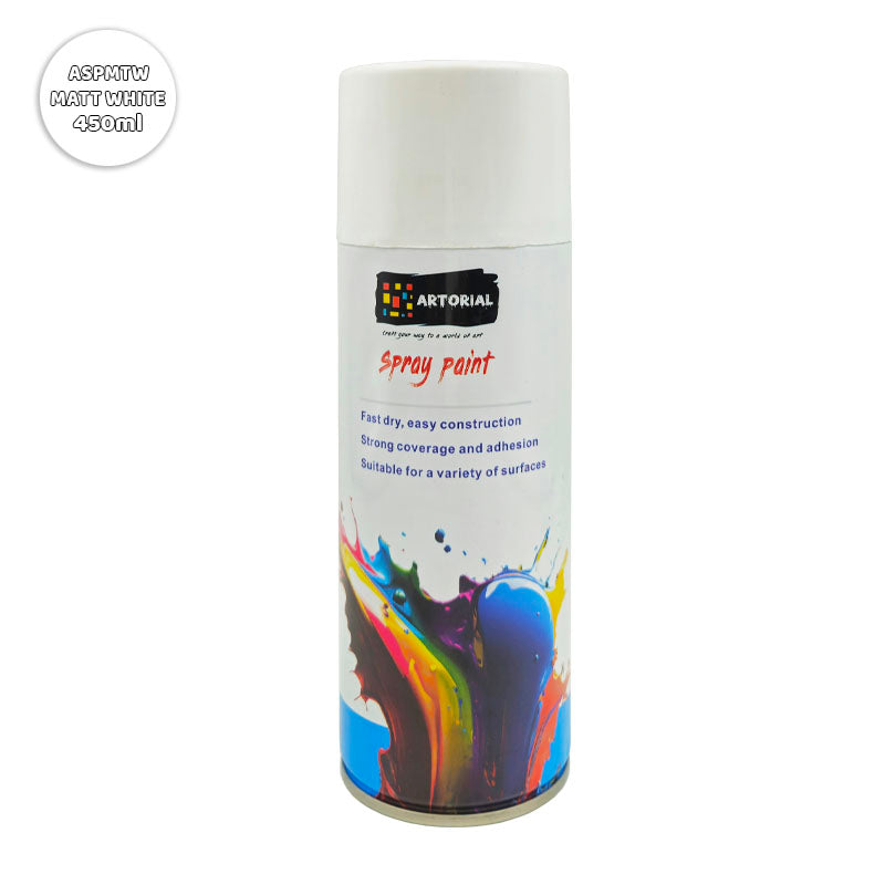 ASPMTW ARTORIAL SPRAY PAINT MATT WHITE 450ml
