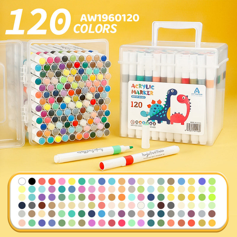 AW1960120 120 COLOR ACRYLIC MARKER WATER BASED