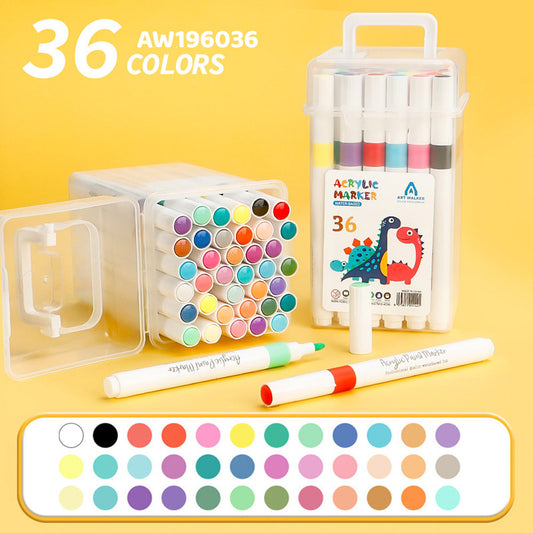AW196036 36 COLOR ACRYLIC MARKER WATER BASED