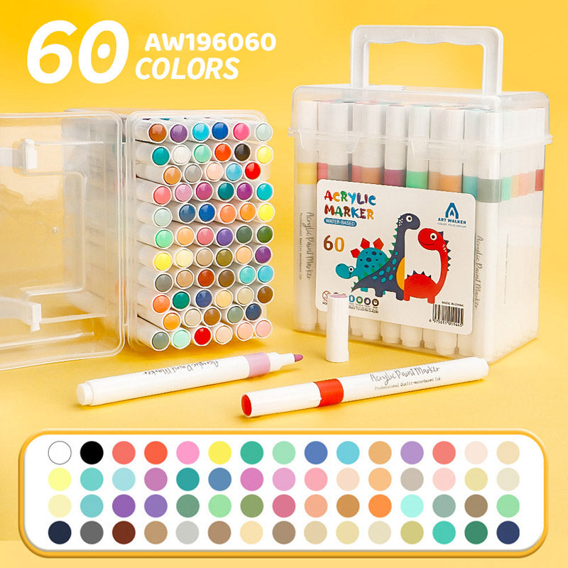 AW196060 60 COLOR ACRYLIC MARKER WATER BASED