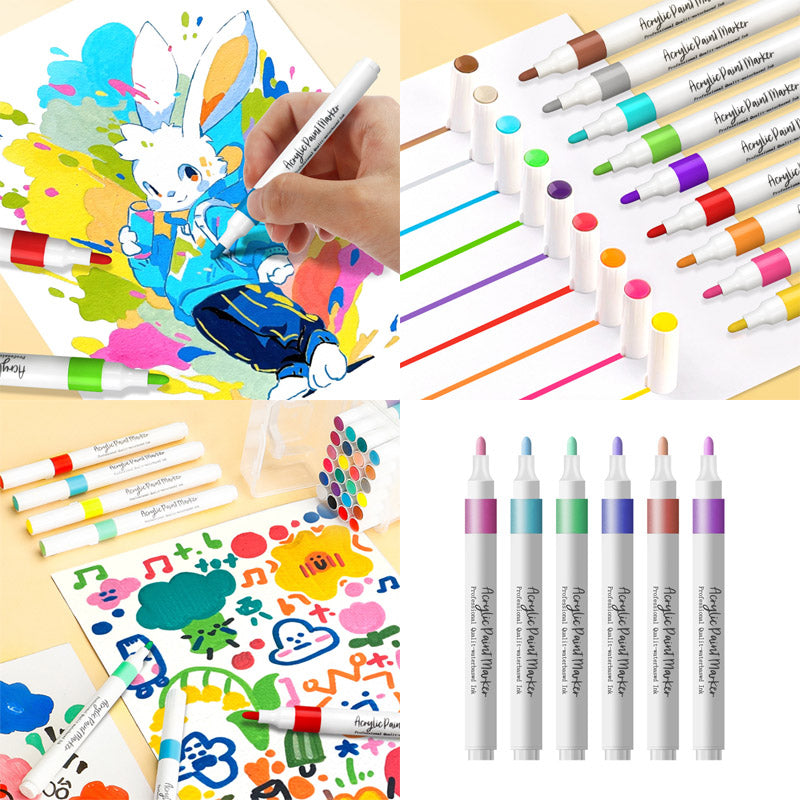 AW196060 60 COLOR ACRYLIC MARKER WATER BASED
