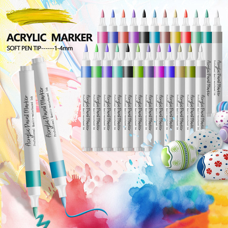 AW199636 36 COLOR ACRYLIC PAINT MARKER