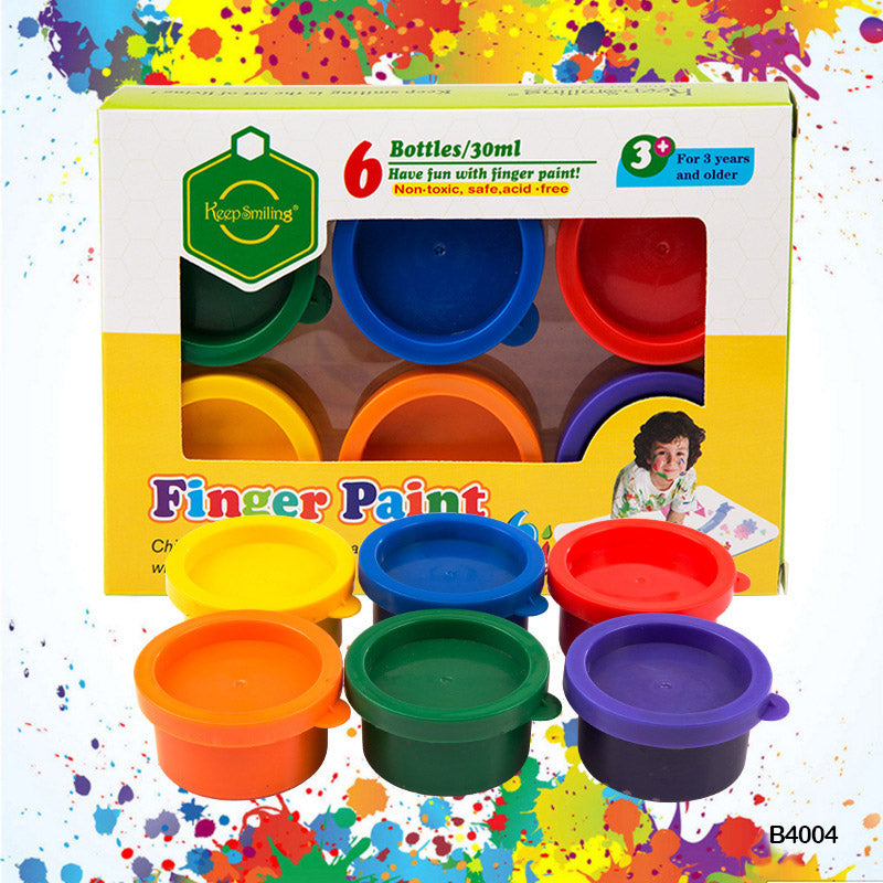 FINGER PAINT COLOR 6PC (B4004)