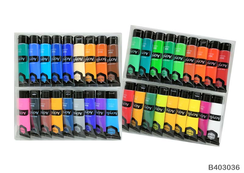 ACRYLIC PAINT SET 36PC (B403036)