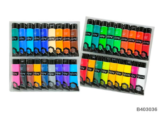 ACRYLIC PAINT SET 36PC (B403036)