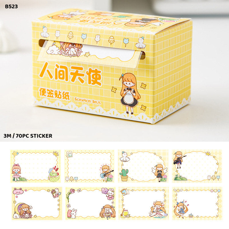 B523 75PC STICKY NOTE ROLL UP STICKER
