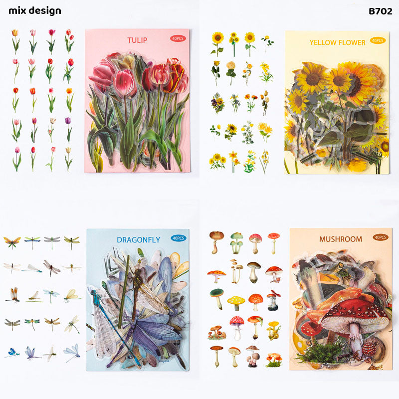 B702 40 CUTOUT STICKER JOURNALING
