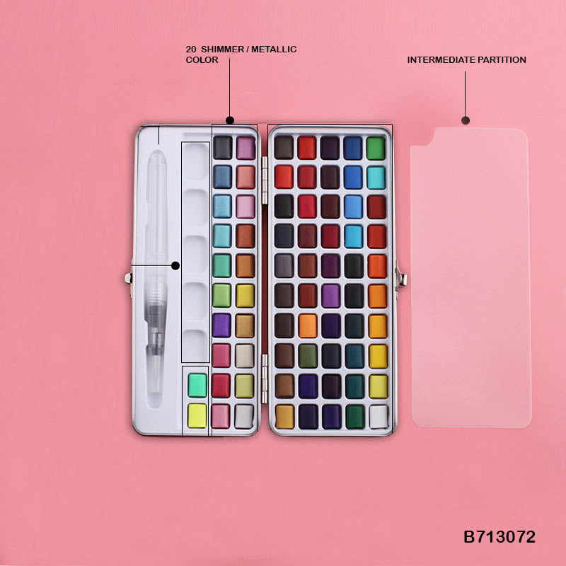 WATER COLOR SET (B713072) (72 COLOR)