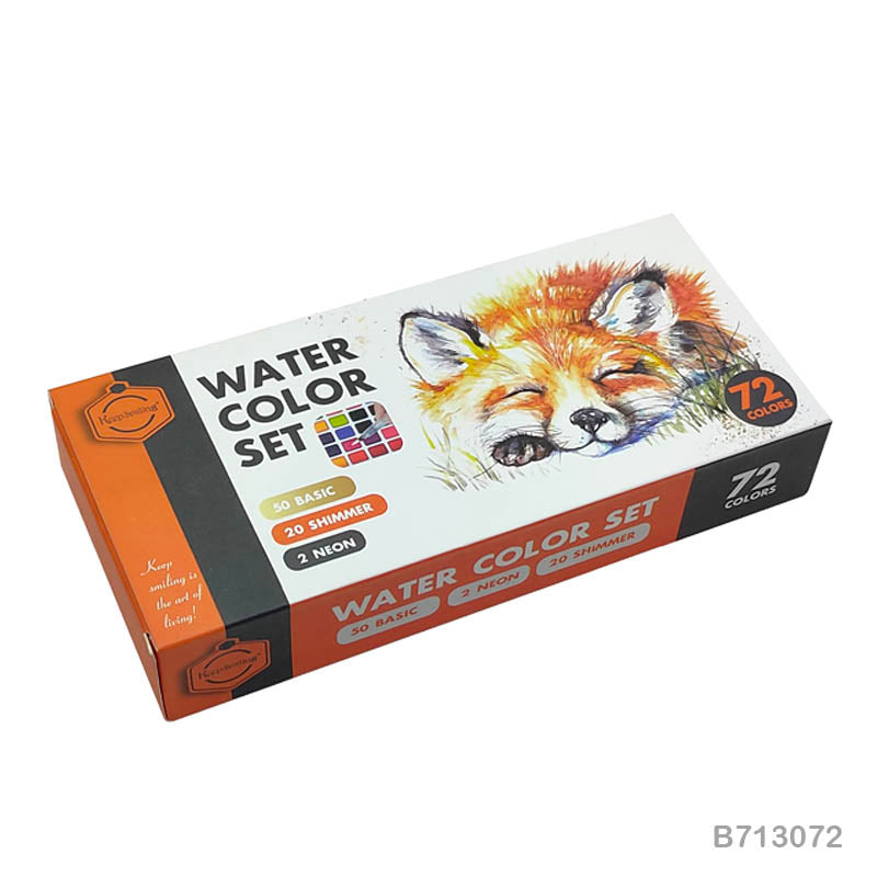 WATER COLOR SET (B713072) (72 COLOR)