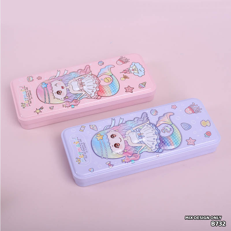 B732 METAL PENCIL BOX