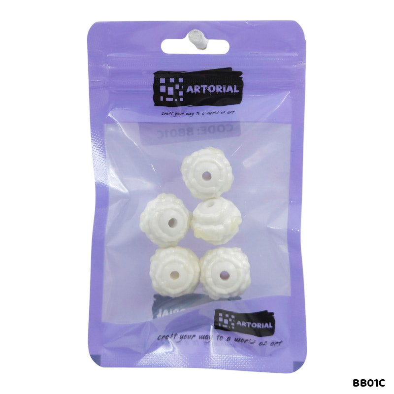 BB01C FANCY BRACELET BEADS 5PCS