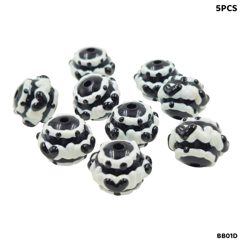 BB01D FANCY BRACELET BEADS 5PCS