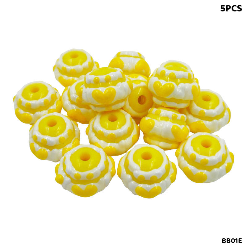 BB01E FANCY BRACELET BEADS 5PCS