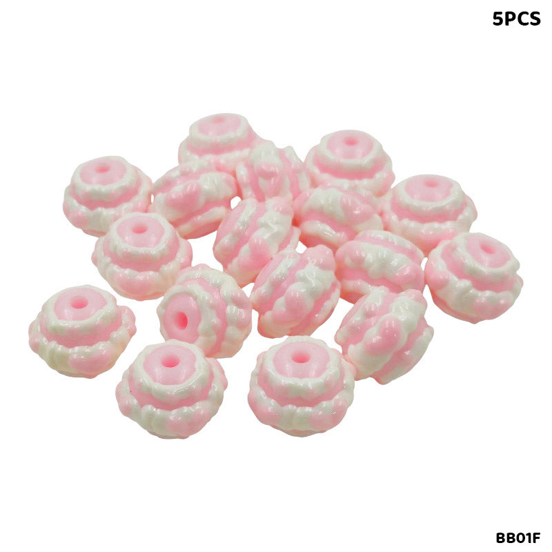 BB01F FANCY BRACELET BEADS 5PCS