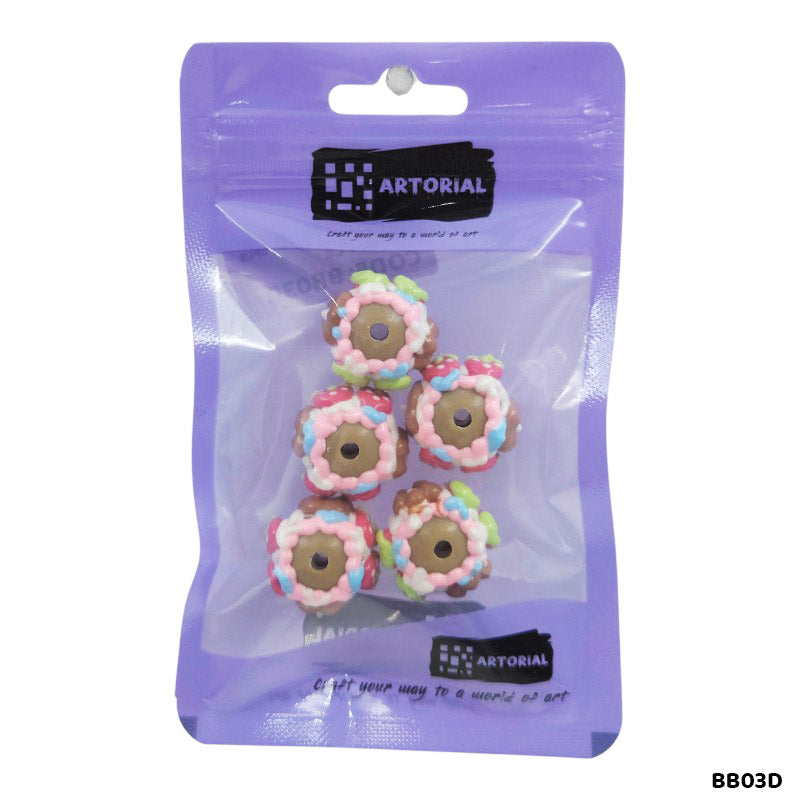 BB03D FANCY BRACELET BEADS 5PCS
