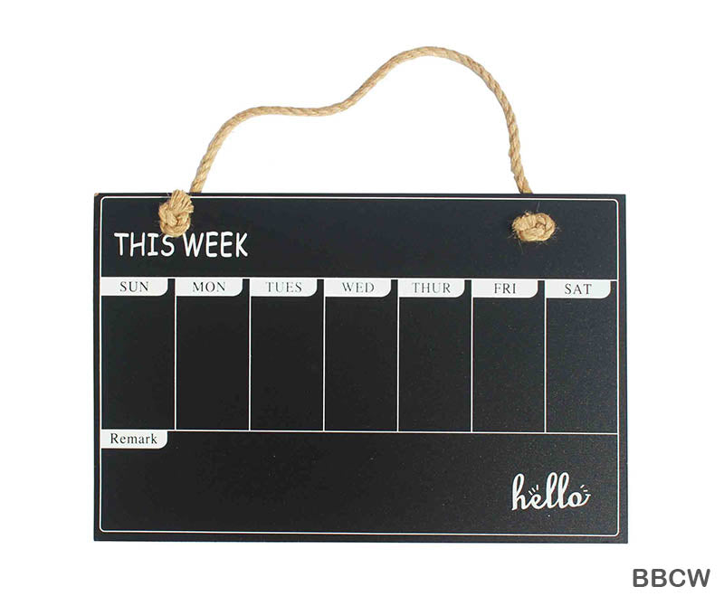 BLACK BOARD CALENDER WEEK (BBCW) 16*10 INCH