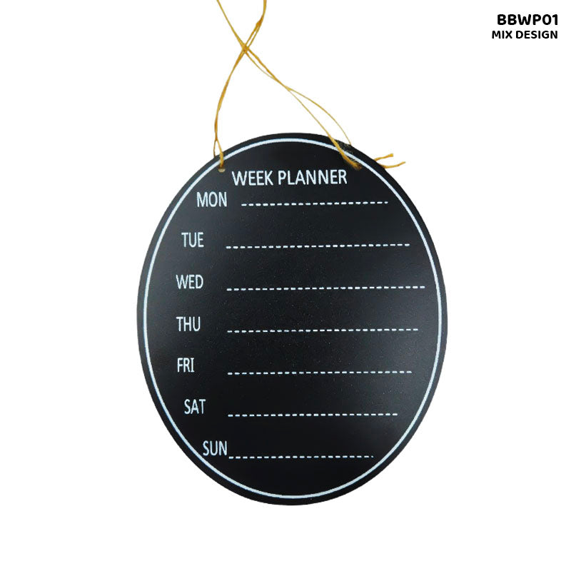 BLACK BOARD WEEK PLANNER (BBWP01)