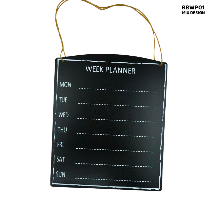 BLACK BOARD WEEK PLANNER (BBWP01)