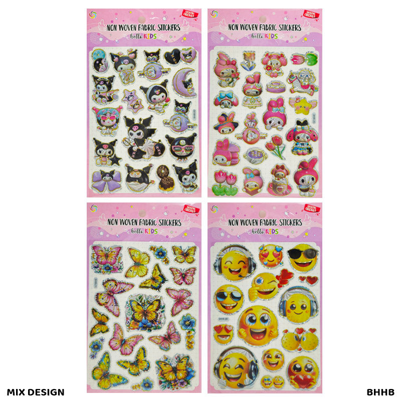 BHHB NON WOOVEN FABRIC KIDS STICKER