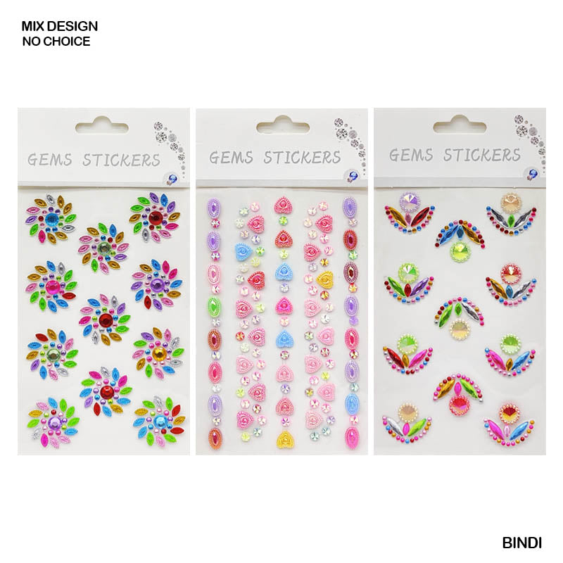 BINDI DIAMOND PEARL DESIGN STICKER (BINDI)