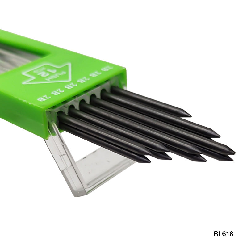 BL618 2B PENCIL LEAD BLACK (12LEAD)