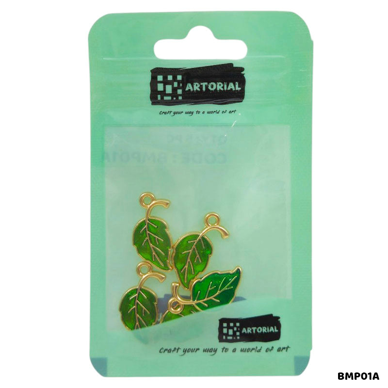 BMP01A LEAF PENDANTS SS 5PC