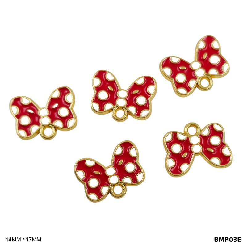 BMP03E BUTTERFLY PENDANTS SS 5PC