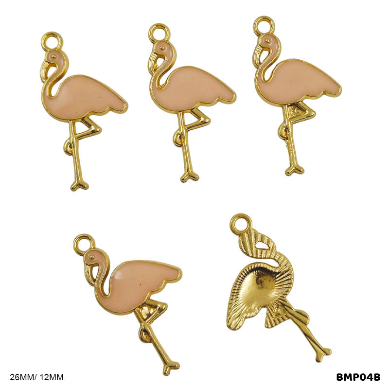 BMP04B FLAMINGO PENDANTS SS 5PC