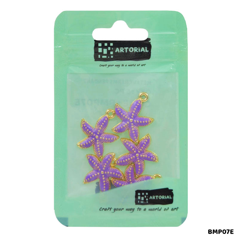 BMP07E STAR FISH PENDANTS SS 5PC