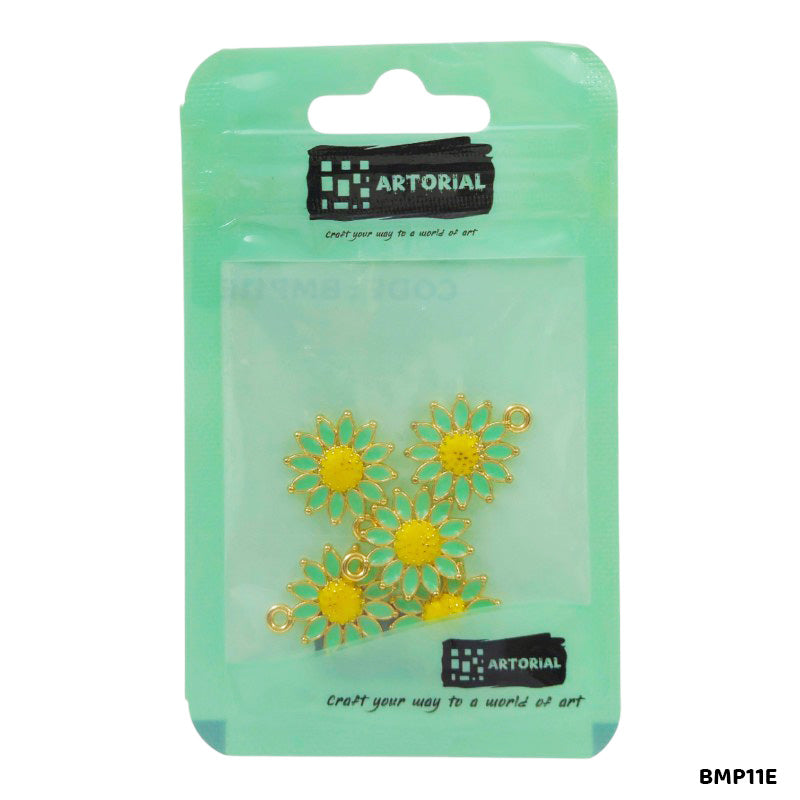 BMP11E FLOWER PENDANTS SS 5PC