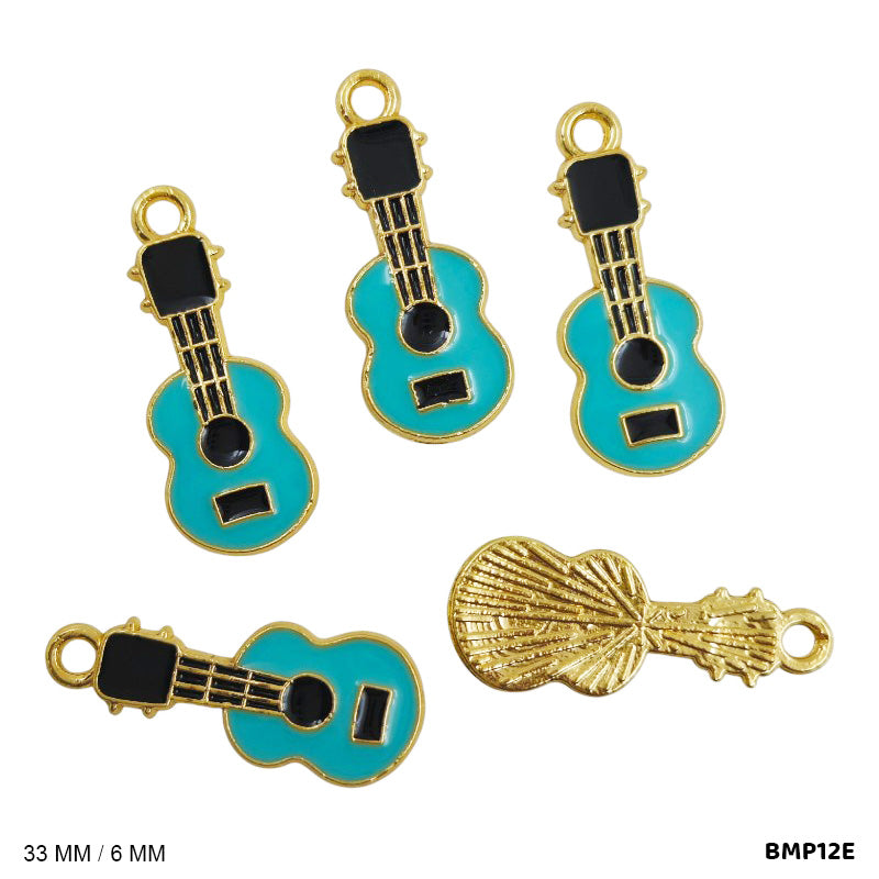 BMP12E GUITAR PENDANTS SS 5PC