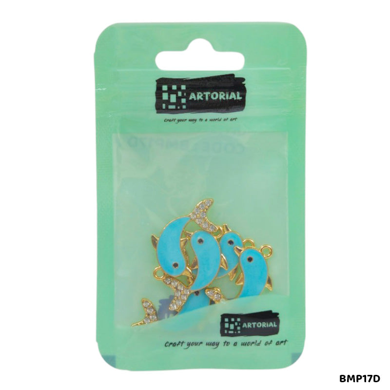 BMP17D DOLPHIN PENDANTS SS 5PC