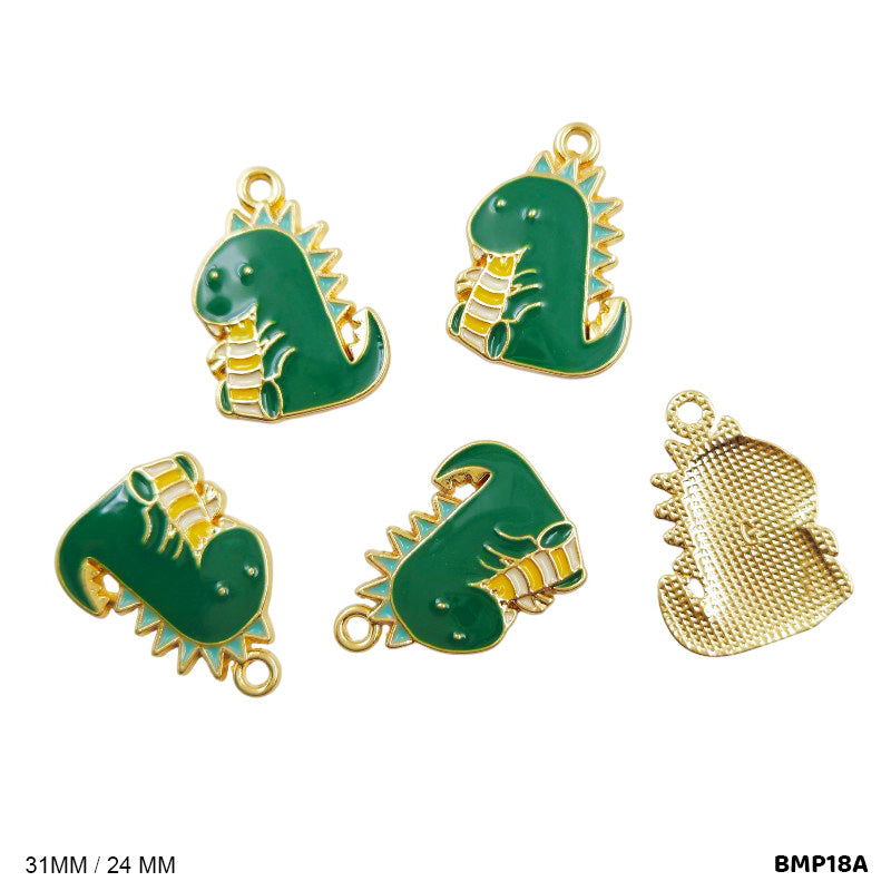 BMP18A DINOSAUR PENDANTS SS 5PC