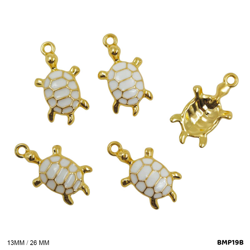 BMP19B TURTLES PENDANTS SS 5PC